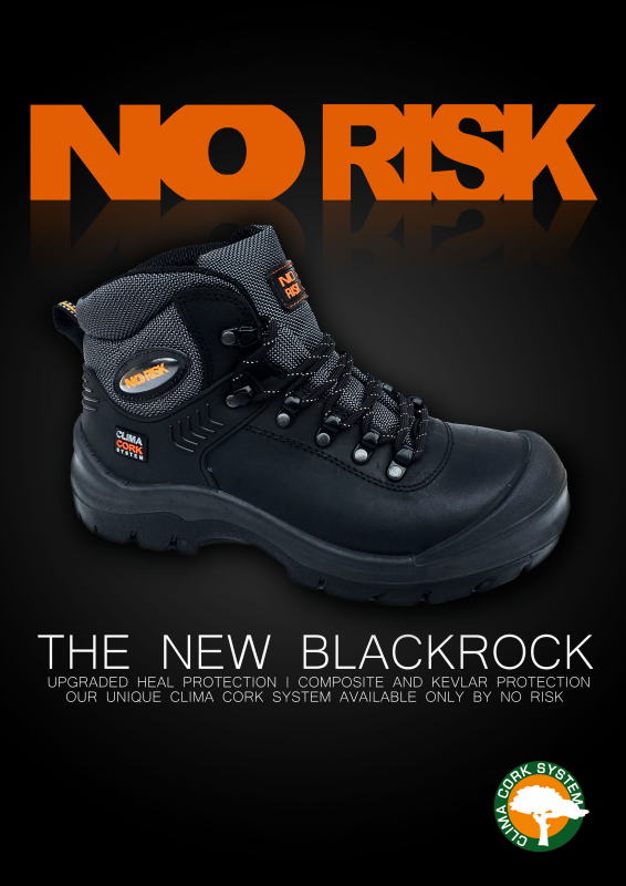 No Risk Blackrock Hoog 1068.00 XW S3 Metaalvrij Zwart