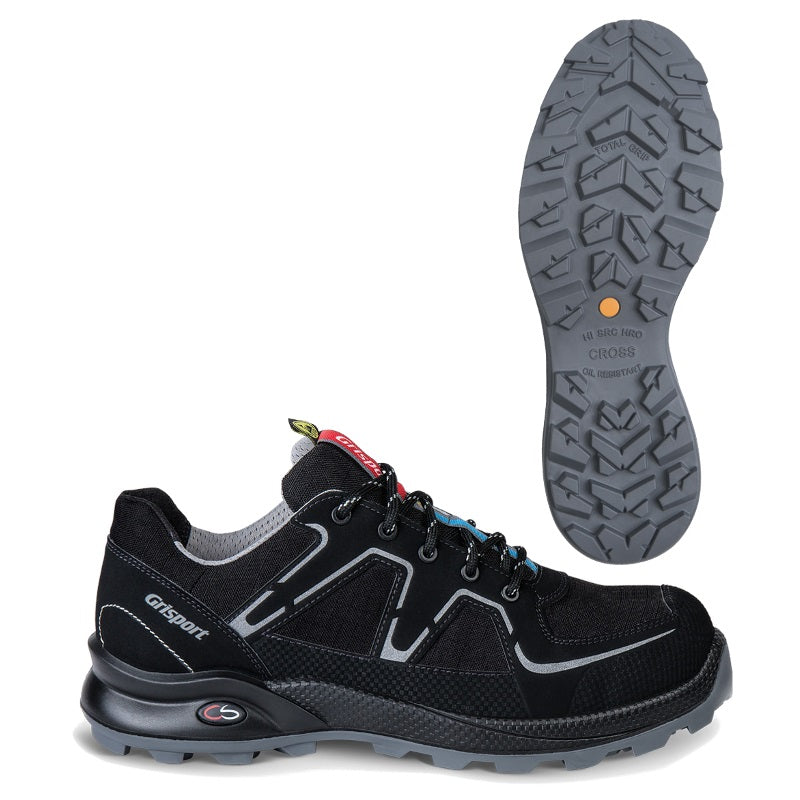Grisport Safety Cross Nordic / 33603 Laag S3 ESD Zwart/Zilver