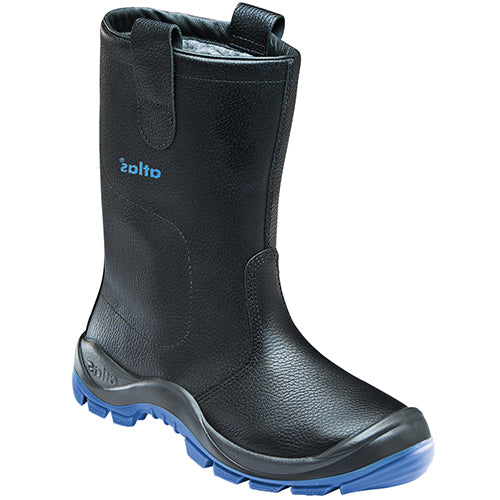 Atlas Werklaars Anatomic Bau 822 XP Hoog S3 Gevoerd Zwart