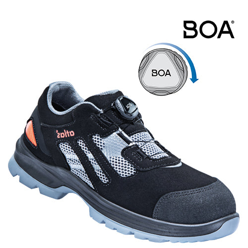 Atlas Schoen Flash 3200 Laag BOA S1 Zwart/Grijs
