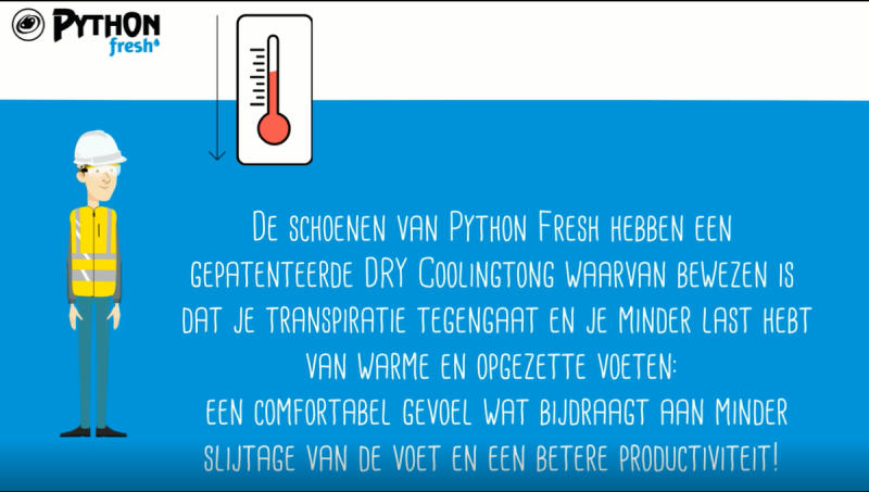 Python Fresh 1.0 S3 Hoog Zwart