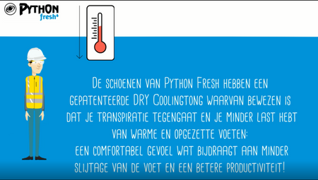Python Fresh 1.0 S3 Hoog Zwart