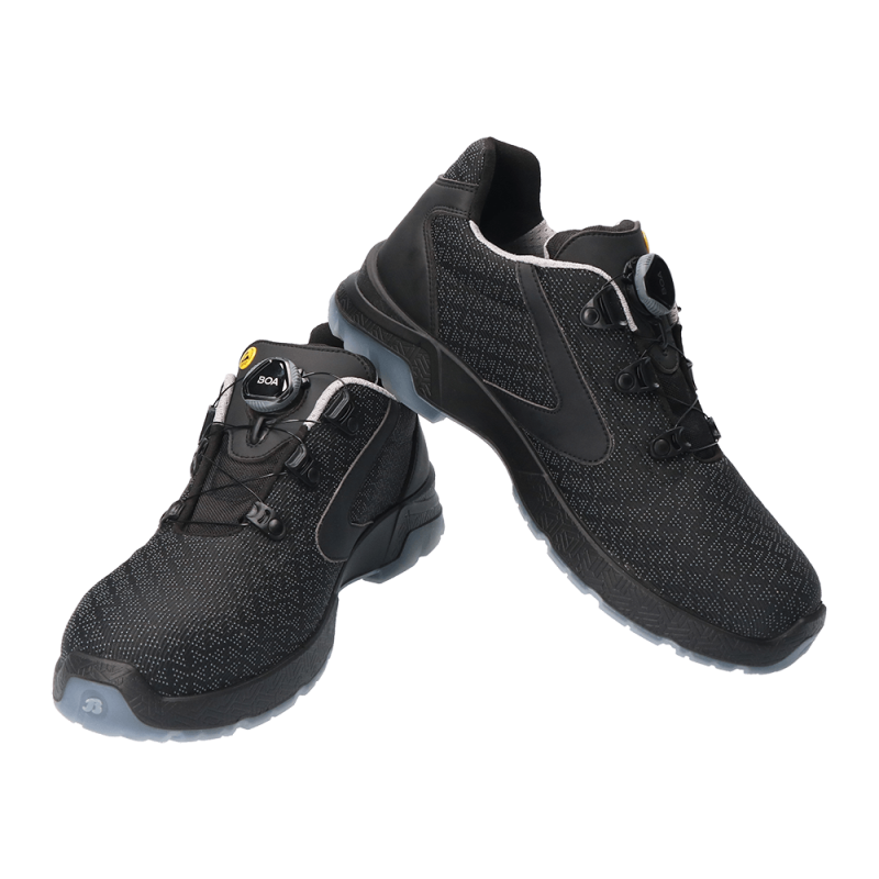 Bata Summ Seven Laag S3 BOA Zwart/Grijs