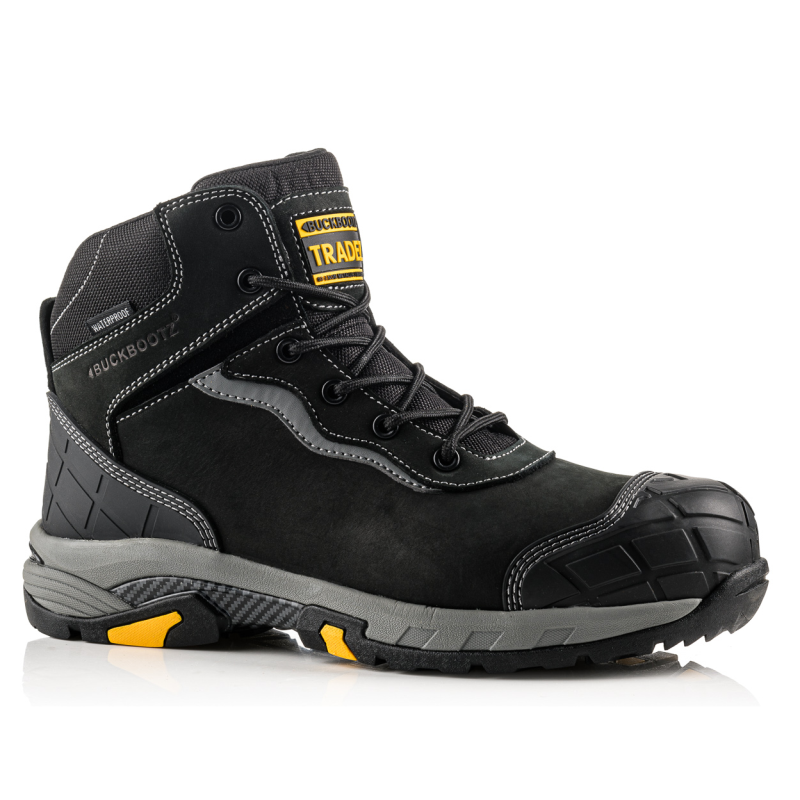 BuckBootz Tradez Blitz S3 Zwart Zwart