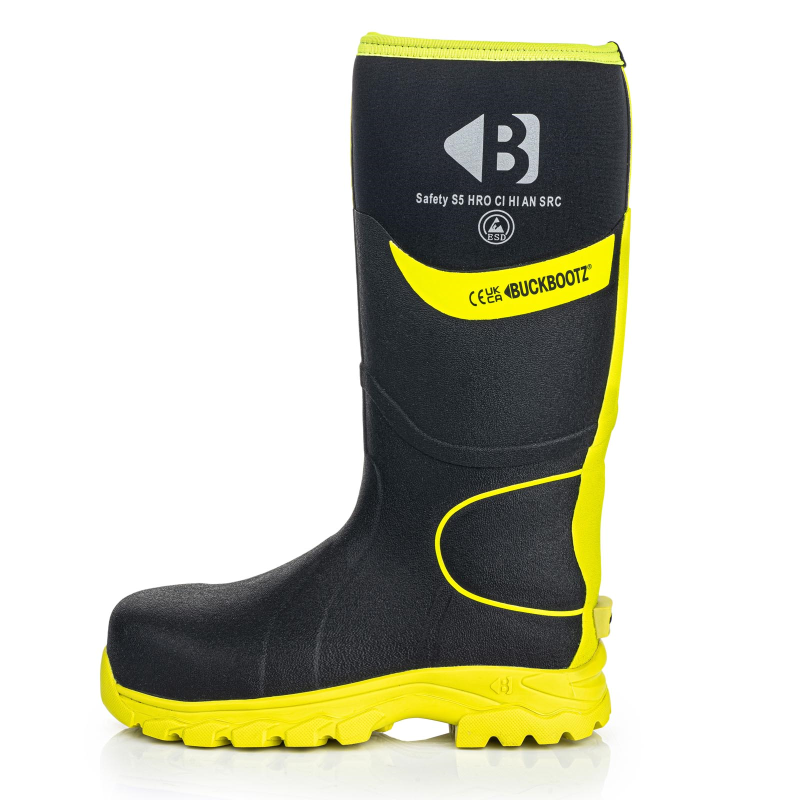 BuckBootz Laars BBZ8000 S5 Zwart/Geel Zwart/Geel