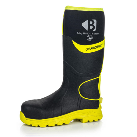 BuckBootz Laars BBZ8000 S5 Zwart/Geel Zwart/Geel