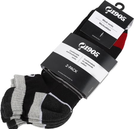 Quick Q1905 Sokken 2-Pack Zwart