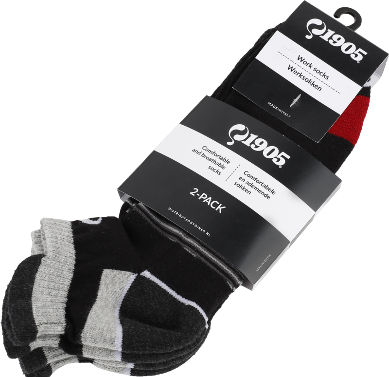 Quick Q1905 Sokken 2-Pack Zwart