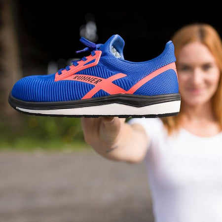 Atlas Schoen Runner 45 S1P Neon Blauw