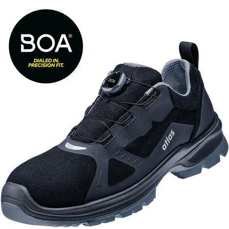 Atlas Schoen Flash 6405 BOA XP S3 Zwart/Grijs