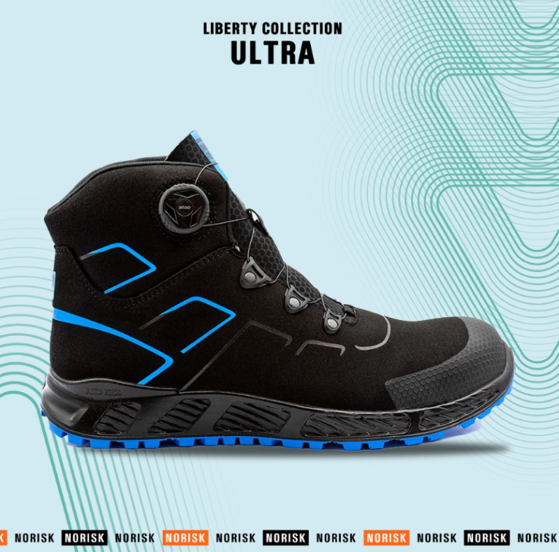 No Risk Ultra 1047.41 ATOP Metaalvrij S3 Zwart/Blauw