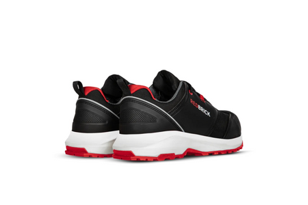 Redbrick Pulse Overnose Sneaker Laag S3 + KN ESD 32323 Zwart/Rood