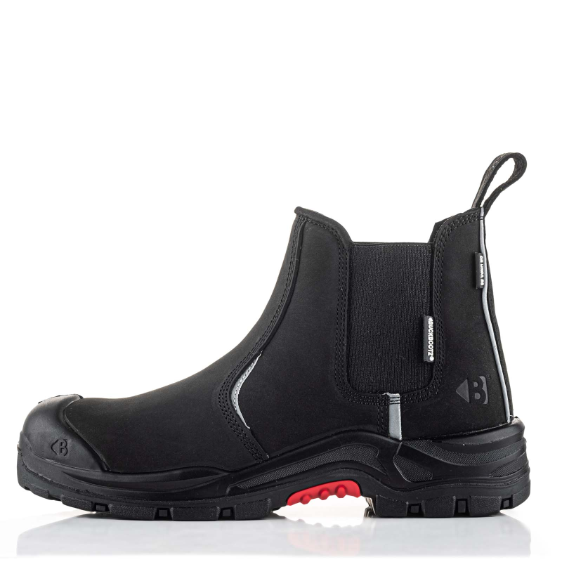 BuckBootz Nubuckz Instapper NKZ101BLK S3S 2.0 Zwart