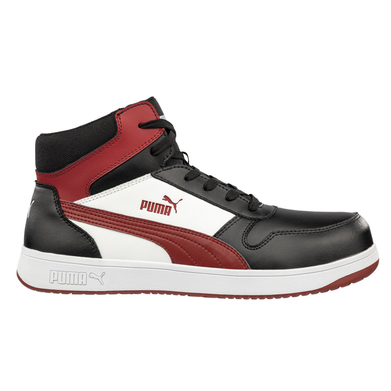 Puma Frontcourt Black/White/Red 630050 S3L Zwart/Wit