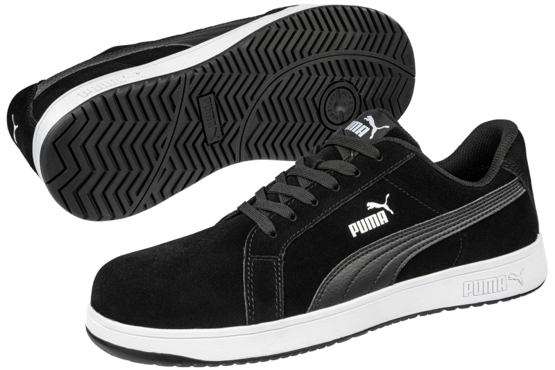 Puma Iconic Suede Black Laag 640010 S1P Zwart