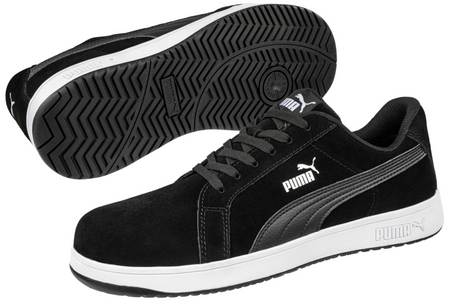 Puma Iconic Suede Black Laag 640010 S1P Zwart
