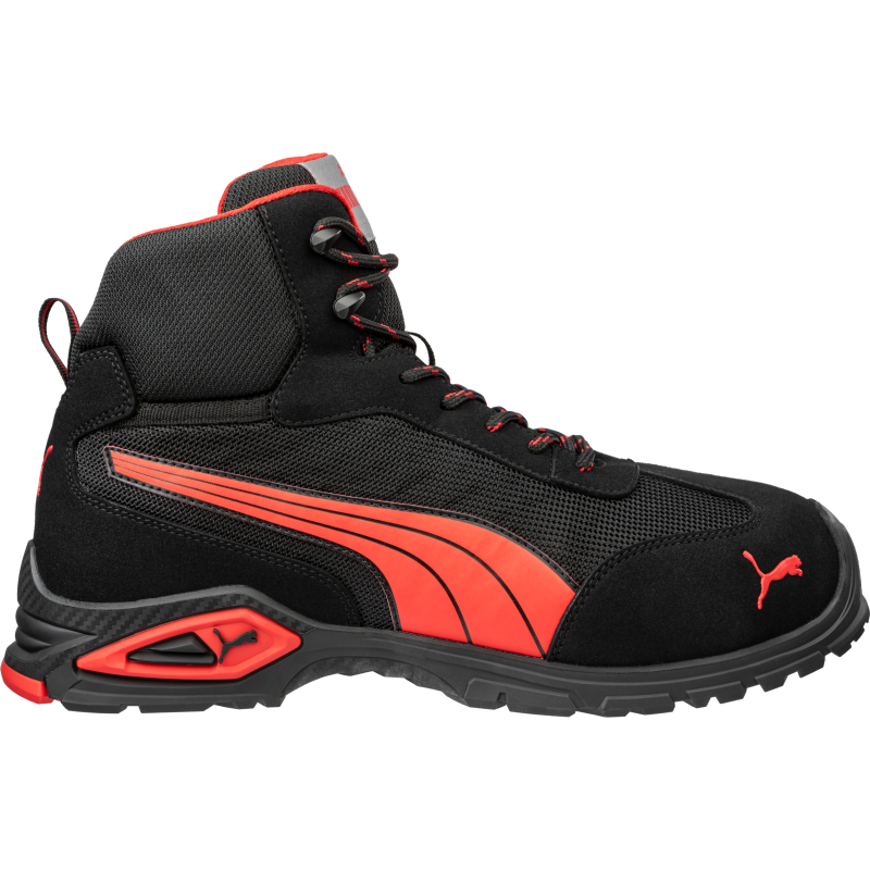 Puma Madrid Mid 632260 S1PL Zwart/Rood