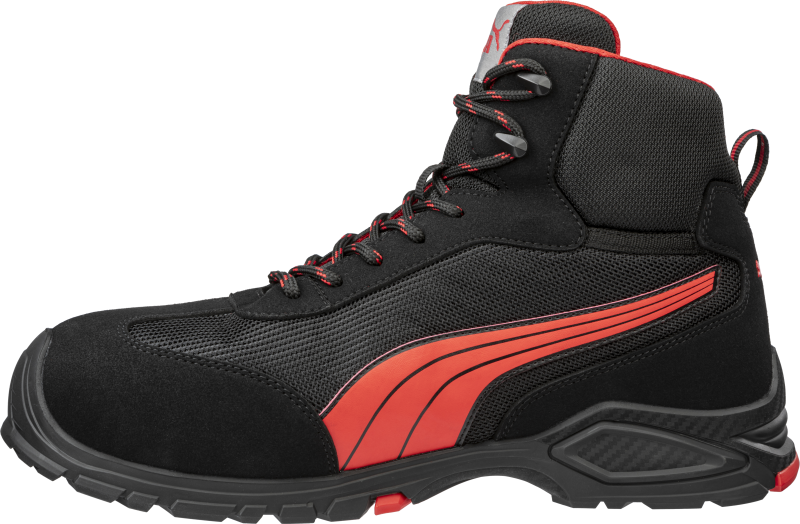 Puma Madrid Mid 632260 S1PL Zwart/Rood