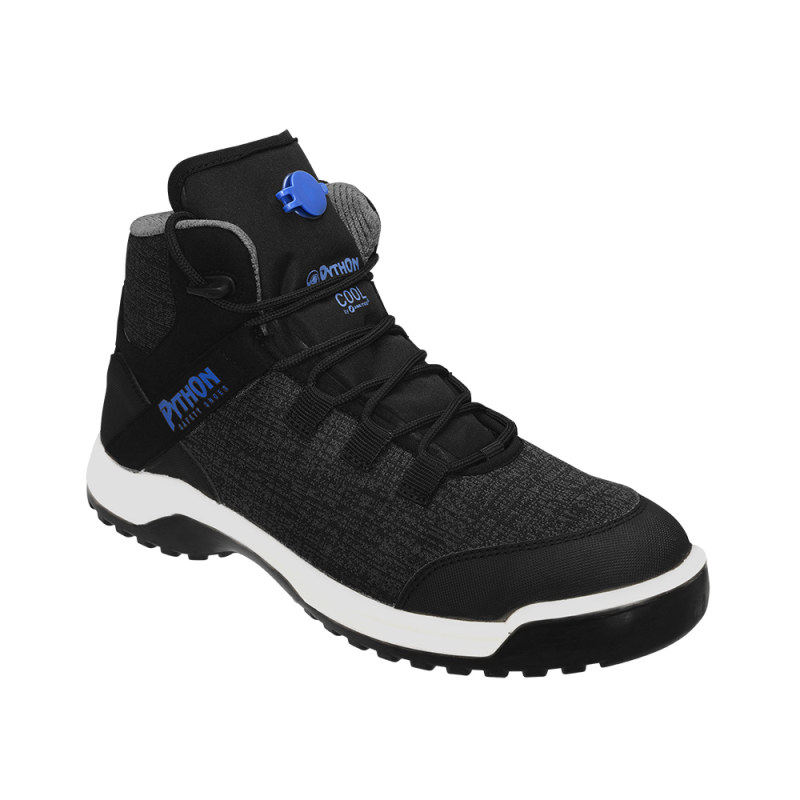 Python Fresh 4.0 Hoog S1P Zwart/Grijs