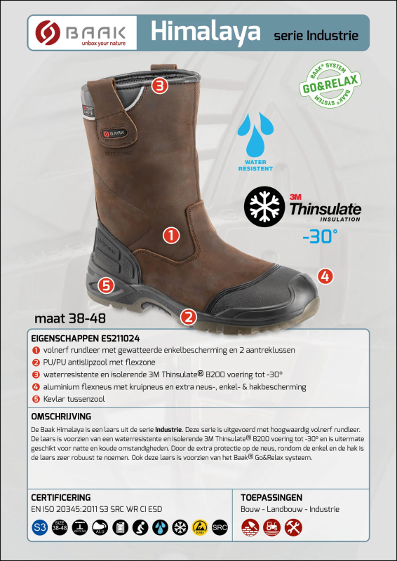 Baak Himalaya 211024 S3 (Dealers only) Bruin