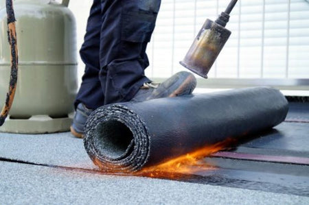 Panda Asphalt hoge Dakdekkersschoen S3S  Zwart