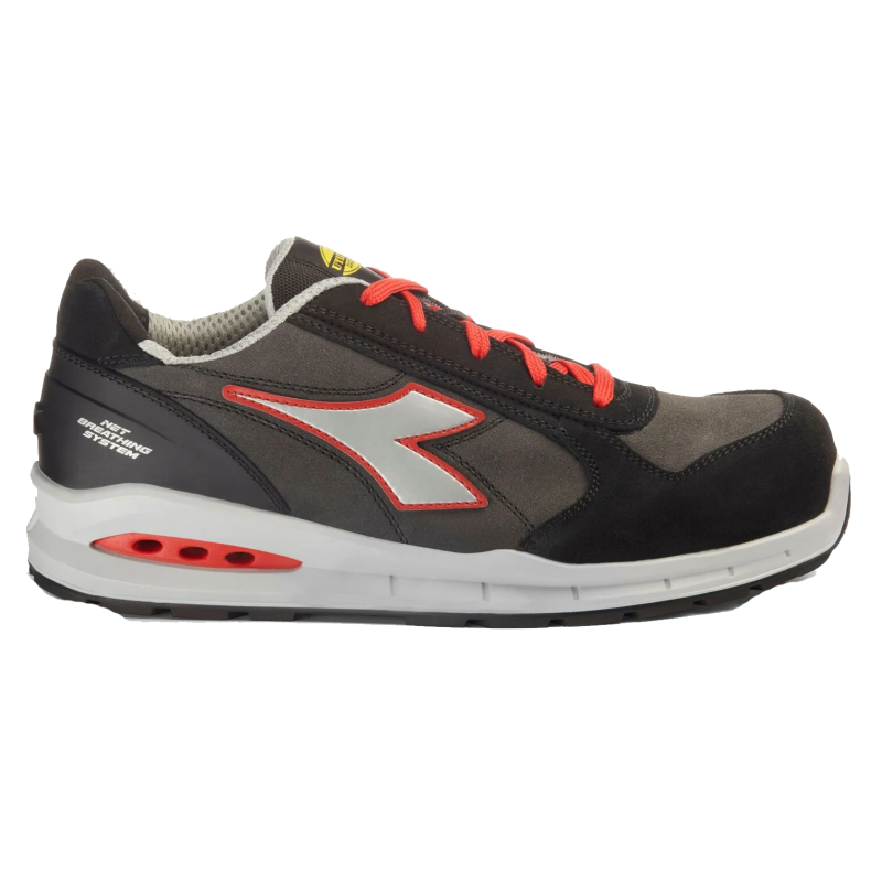 Diadora Run Net AB 181148 S3S C9034 Asphalt/silver red C9034