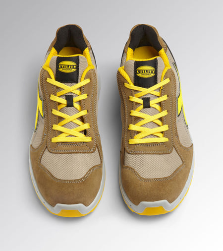 Diadora Run NET AB LOW S1PS 181146 Tobacco Brown/Moon Rock Gray C8705