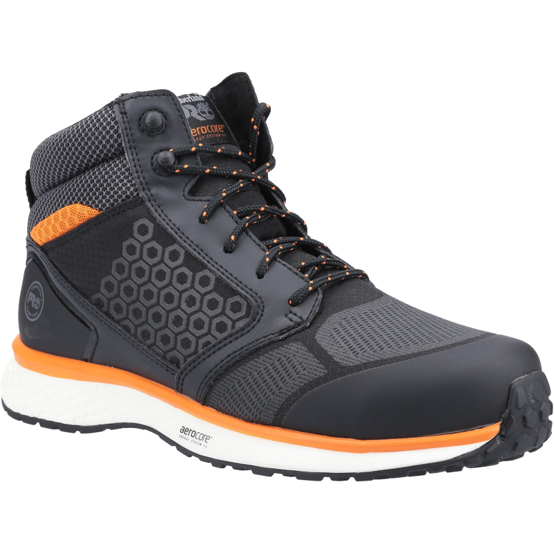 Timberland PRO Reaxion Mid S3 Zwart/Oranje