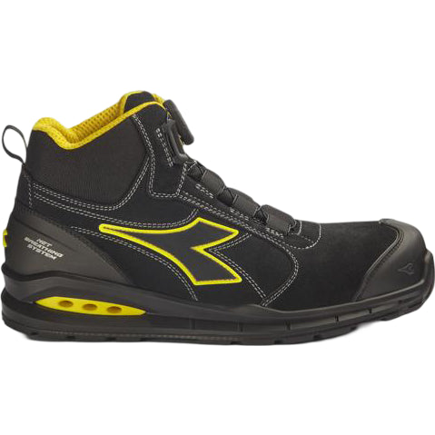 Diadora RUN NET AB MSTR BOA  MID S3S 182533 Zwart