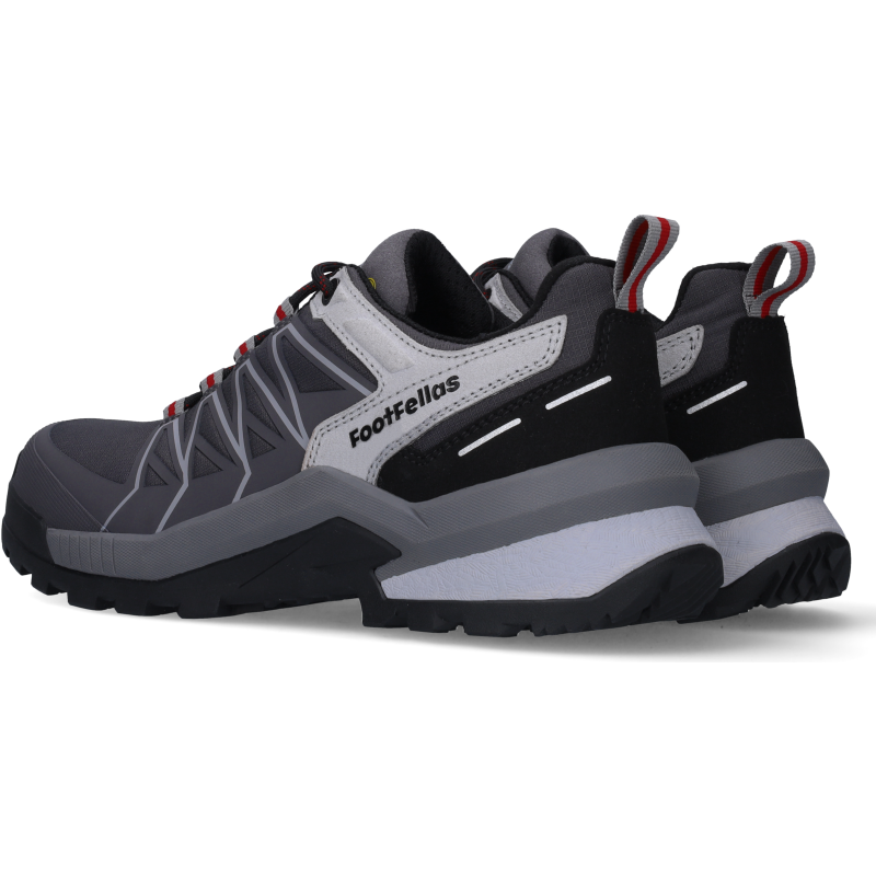 FootFellas Jack F121001-084 S3S Grijs/Zwart/Rood