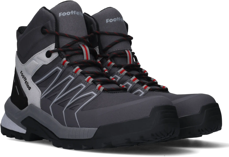 FootFellas Jordan F121002-084 S3S Grijs/Zwart/Rood