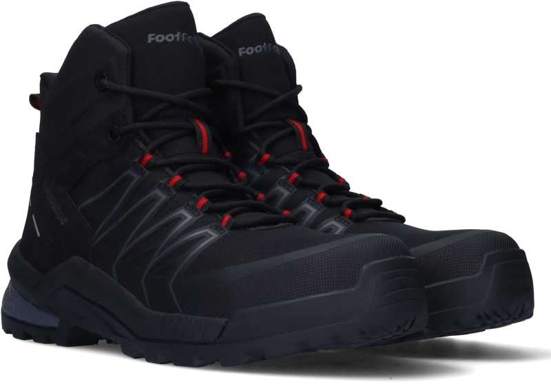 FootFellas Jordan F121002-079 S3S Zwart/Rood