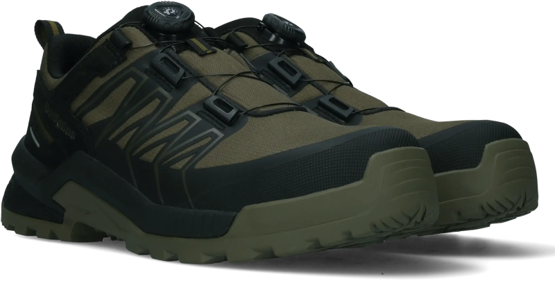 FootFellas Max F121005 S7S Disc sluiting Zwart/Olijf