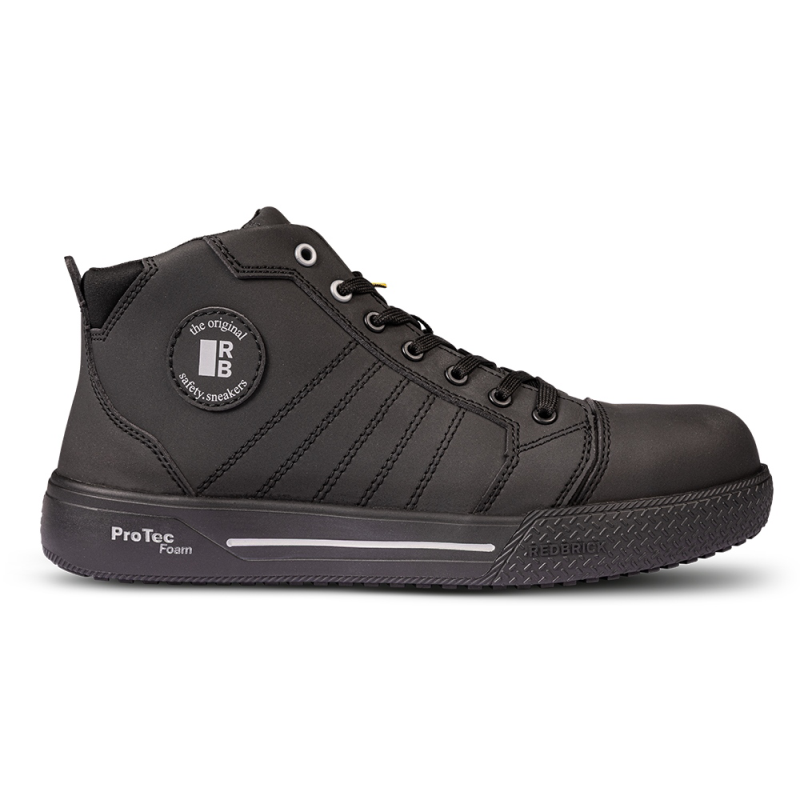 Redbrick Beater High Sneaker S3S Zwart