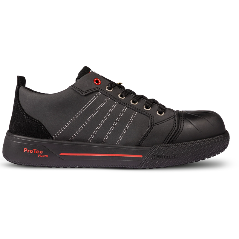 Redbrick Champ Low Sneaker S3S (JANUARIAANBIEDING) Zwart