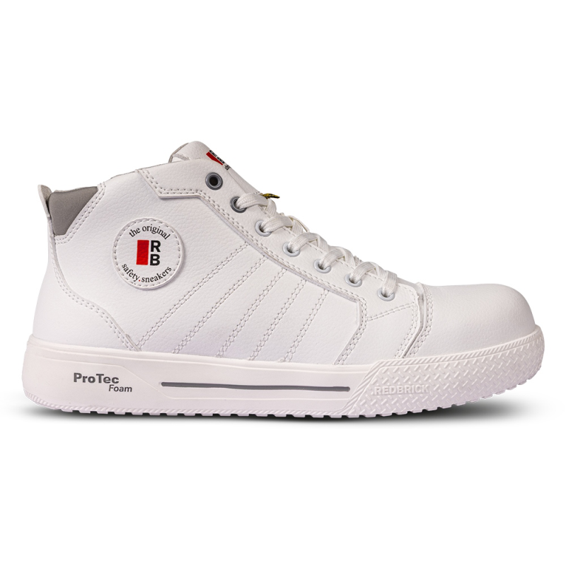 Redbrick Pivot High Sneaker S3S Wit