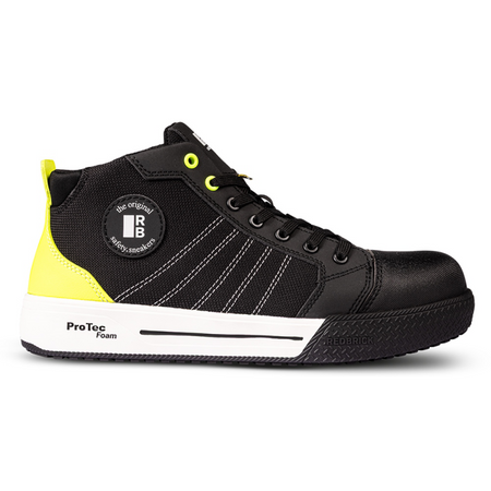 Redbrick Runner Sneaker S1PS Zwart/Groen