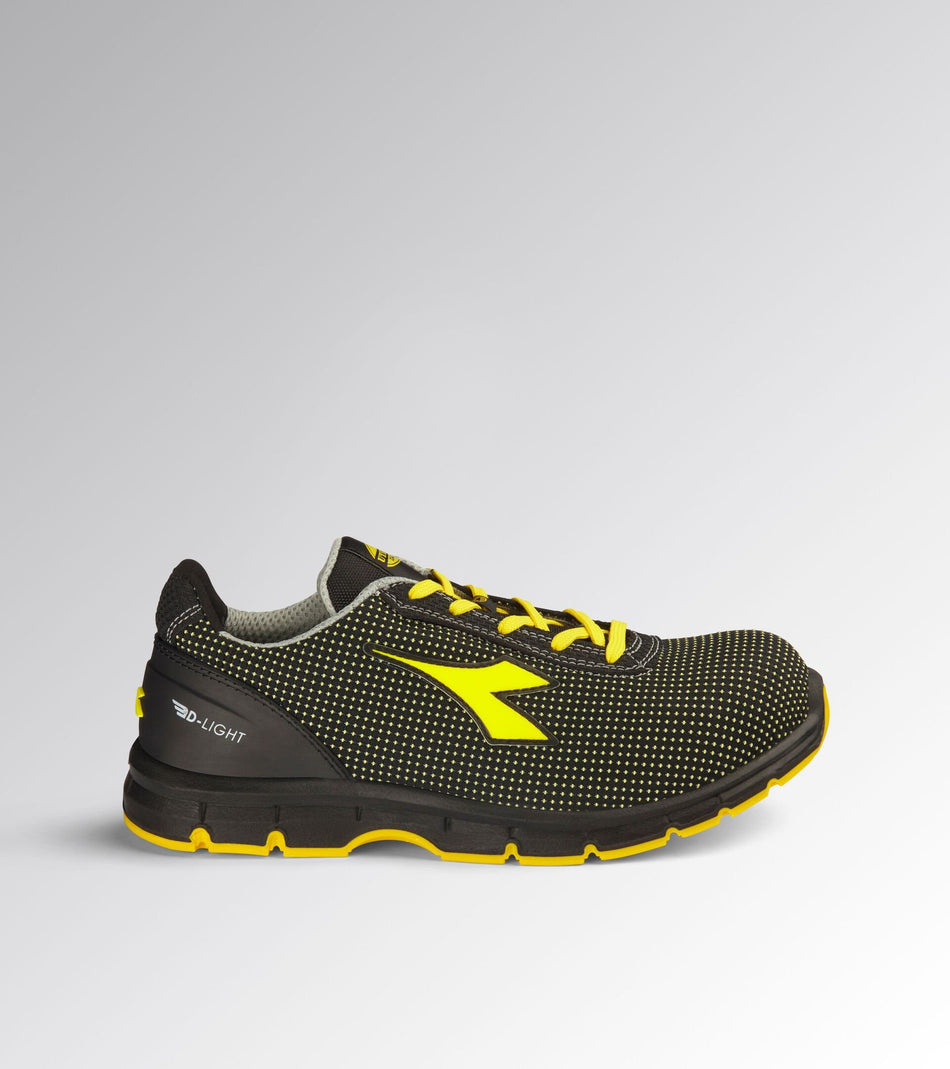 Diadora Run Atom Low 181153 S3S C0401 Black Yellow Croms C0401