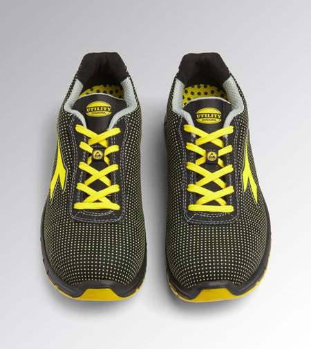 Diadora Run Atom Low 181153 S3S C0401 Black Yellow Croms C0401