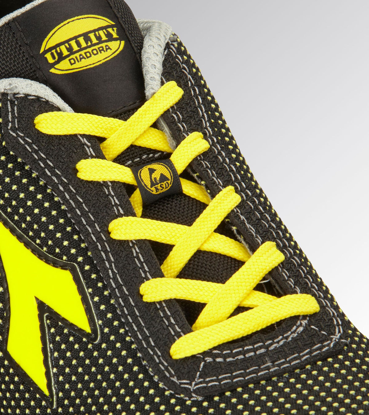 Diadora Run Atom Low 181153 S3S C0401 Black Yellow Croms C0401