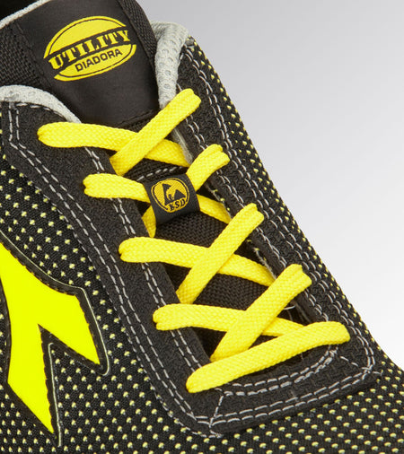 Diadora Run Atom Low 181153 S3S C0401 Black Yellow Croms C0401