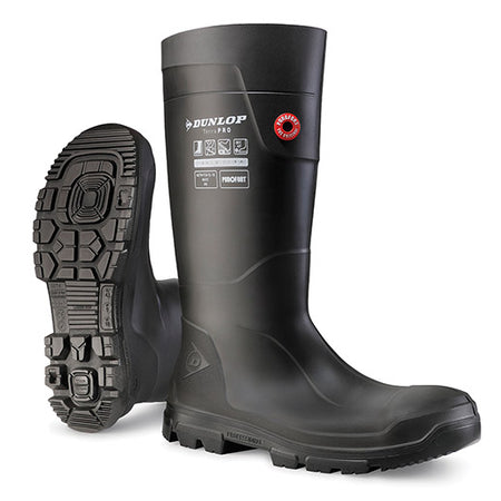 Dunlop LJ2HD02 Purofort TerraPro S5 Zwart