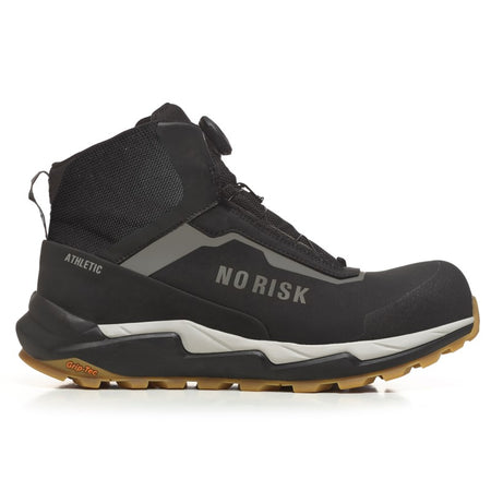 No Risk Athletic Mid MOZ Black 1019.25 S7L Zwart