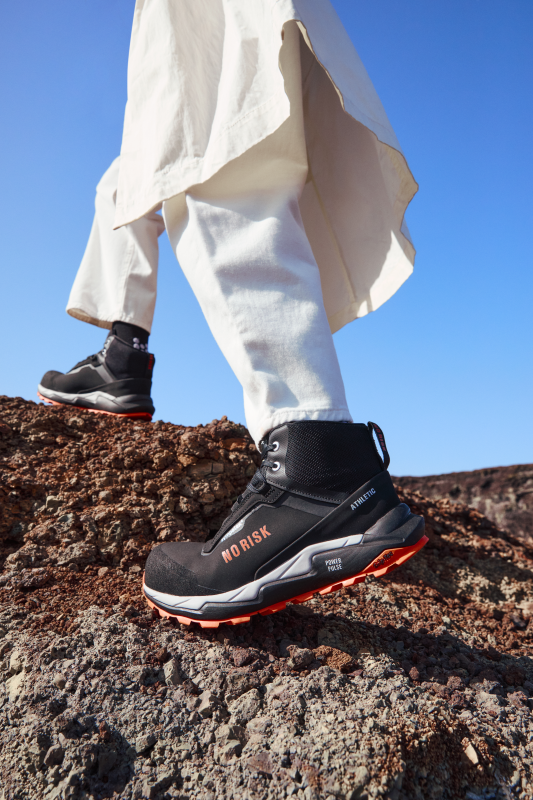 No Risk Athletic Mid MOZ Black 1019.25 S7L Zwart