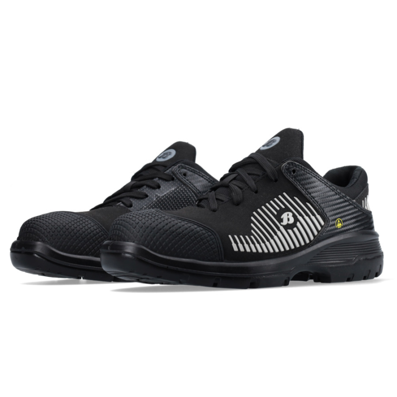Bata Goal Black Laag S3 + KN Zwart