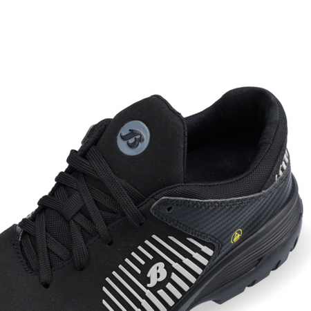 Bata Goal Black Laag S3 + KN Zwart
