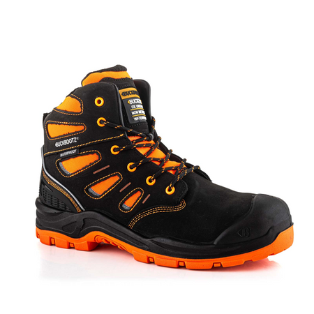 BuckBootz Schoen BVIZ2 Hoog S3 + KN Zwart/Oranje Zwart/Oranje