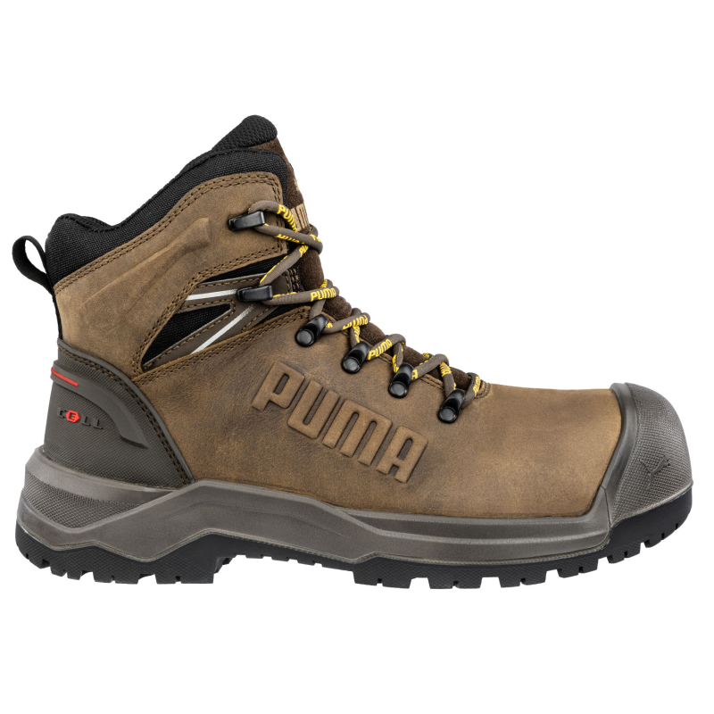 Puma Iron HD Brown Mid S3S 632710 Bruin