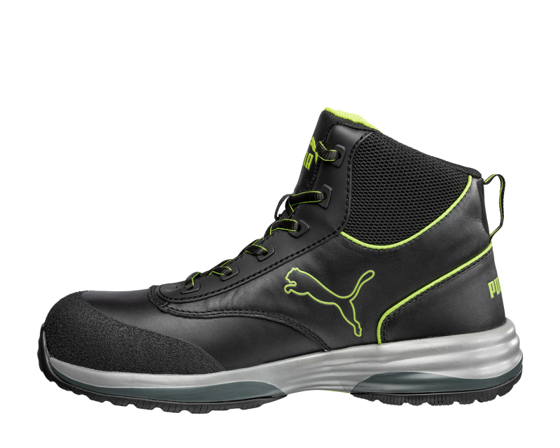 Puma Rapid Green Mid S3 Esd 635500 Zwart/Groen