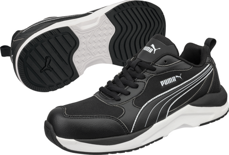 Puma Shift Blk/white Low S3s 647700 Wit/Zwart